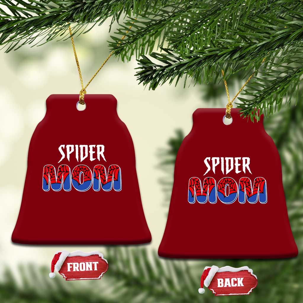 Funny Spider Mom Ceramic Ornament Son Birthday Party TS02 Print Your Wear