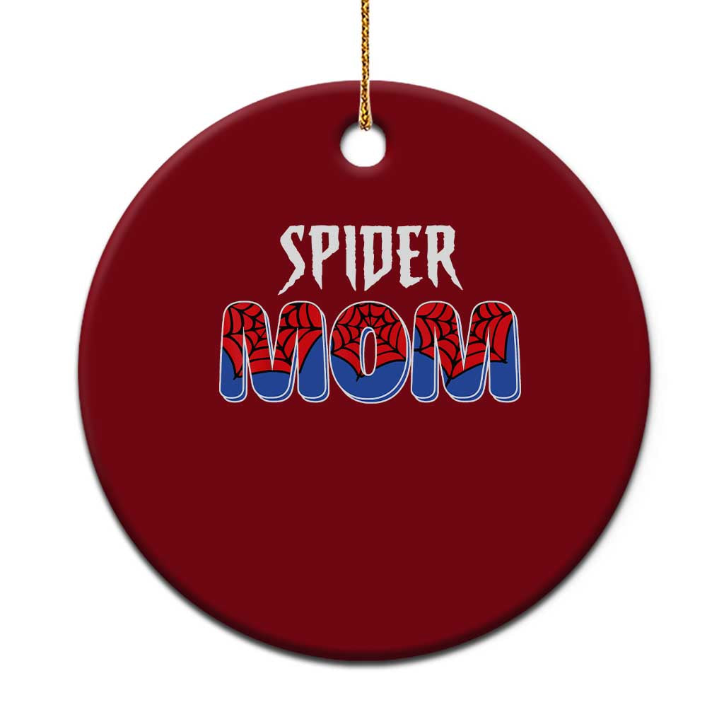 Funny Spider Mom Ceramic Ornament Son Birthday Party TS02 1pc Red Print Your Wear
