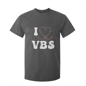 I Love VBS 2025 T Shirt For Kid Vacation Bible School Ladybug VBS Team TS02 Dark Heather Print Your Wear