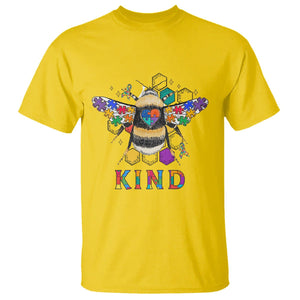 Bee Autism Awareness T Shirt Be Kind Bumblebee Spectrum Ribbon Puzzle Piece TS02 Daisy Printyourwear