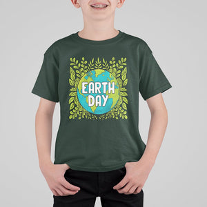 Earth Day T Shirt For Kid Celebrate Earth Day Go Green Go Planet Plant More Trees TS02 Dark Forest Green Printyourwear