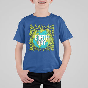 Earth Day T Shirt For Kid Celebrate Earth Day Go Green Go Planet Plant More Trees TS02 Royal Blue Printyourwear