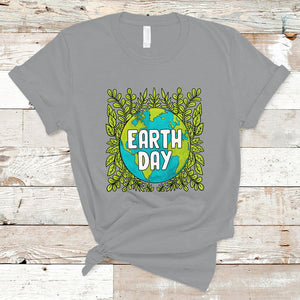 Earth Day T Shirt Celebrate Earth Day Go Green Go Planet Plant More Trees TS02 Sport Gray Printyourwear