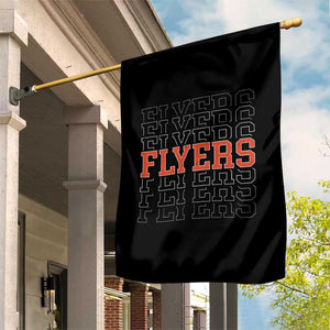 Retro Flyers Name Script Style Garden Flag Vintage Distressed Graphic Sports Fan Pride TS02 Print Your Wear