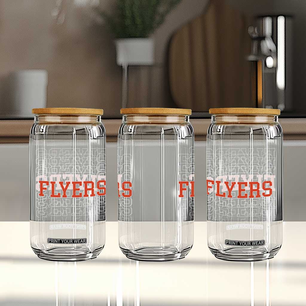 Retro Flyers Name Script Style Glass Can Vintage Distressed Graphic Sports Fan Pride TS02 Print Your Wear
