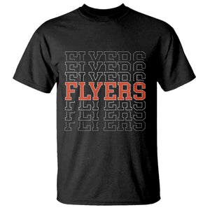 Retro Flyers Name Script Style T Shirt Vintage Distressed Graphic Sports Fan Pride TS02 Black Print Your Wear