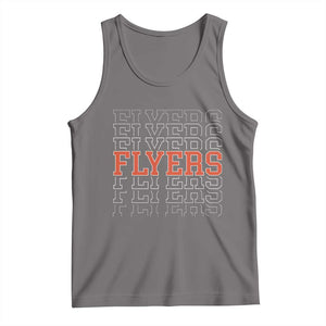 Retro Flyers Name Script Style Tank Top Vintage Distressed Graphic Sports Fan Pride TS02 Deep Heather Print Your Wear