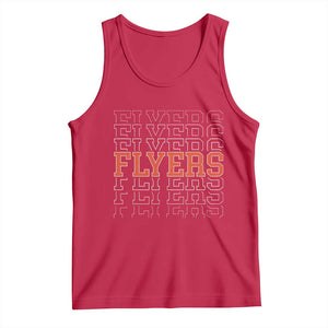 Retro Flyers Name Script Style Tank Top Vintage Distressed Graphic Sports Fan Pride TS02 Red Print Your Wear