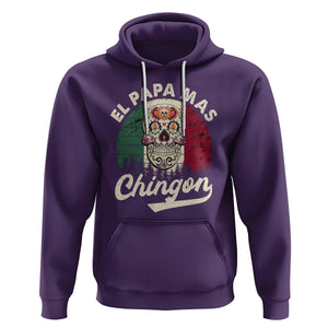 Mexican Dad Hoodie El Papa Mas Chingon Regalos Para Papa Dia Del Padre Mexicano TS02 Purple Printyourwear