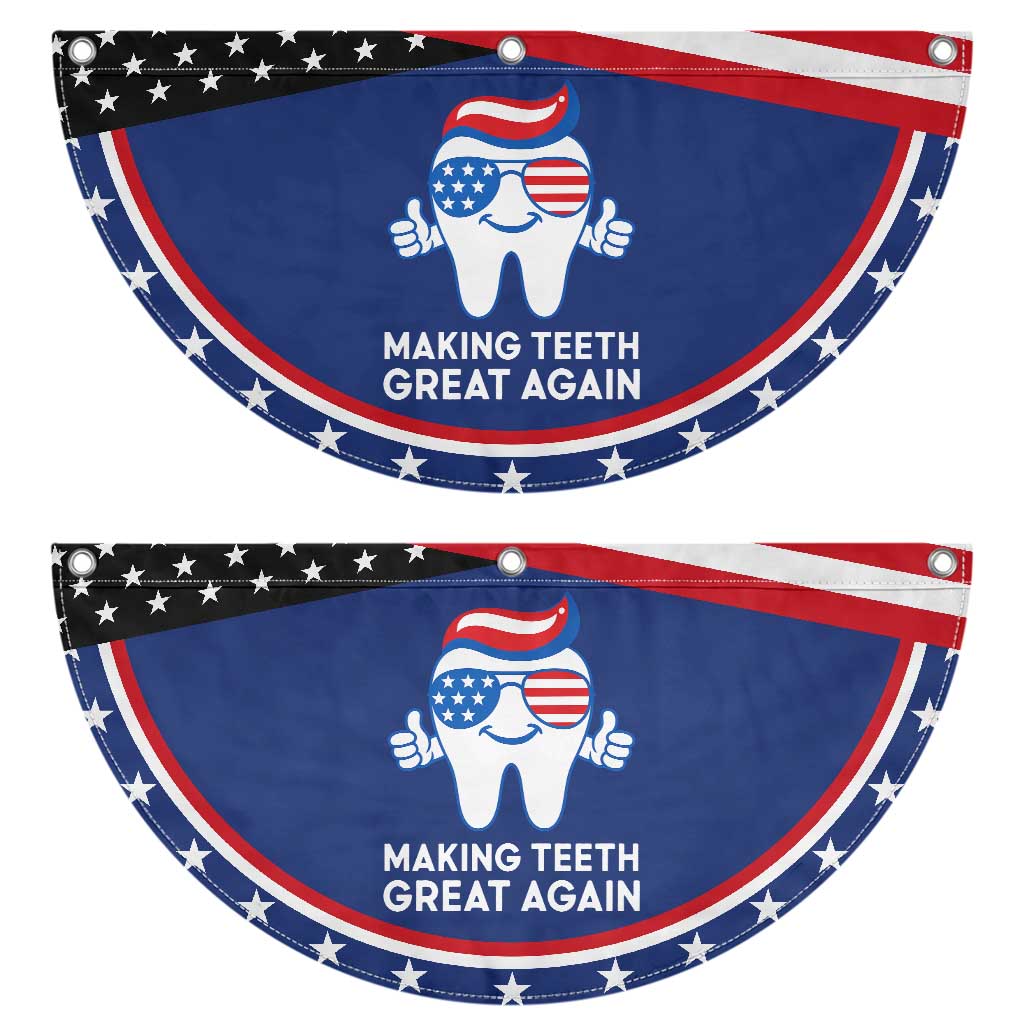 Funny American Dentist Patriotic Fan Flag Making Teeth Great Again America Oral Health Toothpaste Hair TS02 2pcs pack Classic Navy Print Your Wear