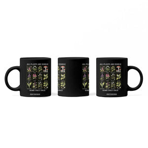 Vintage Botanical Poison Chart Graphic Coffee Mug All Plants Are Edible Some Only Once TS02 Print Your Wear