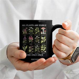 Vintage Botanical Poison Chart Graphic Coffee Mug All Plants Are Edible Some Only Once TS02 Print Your Wear