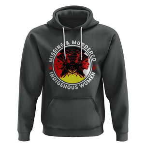 Indigenous Women Hoodie MMIW Awareness Missing & Murdered TS02 Dark Heather Printyourwear