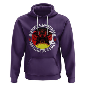 Indigenous Women Hoodie MMIW Awareness Missing & Murdered TS02 Purple Printyourwear