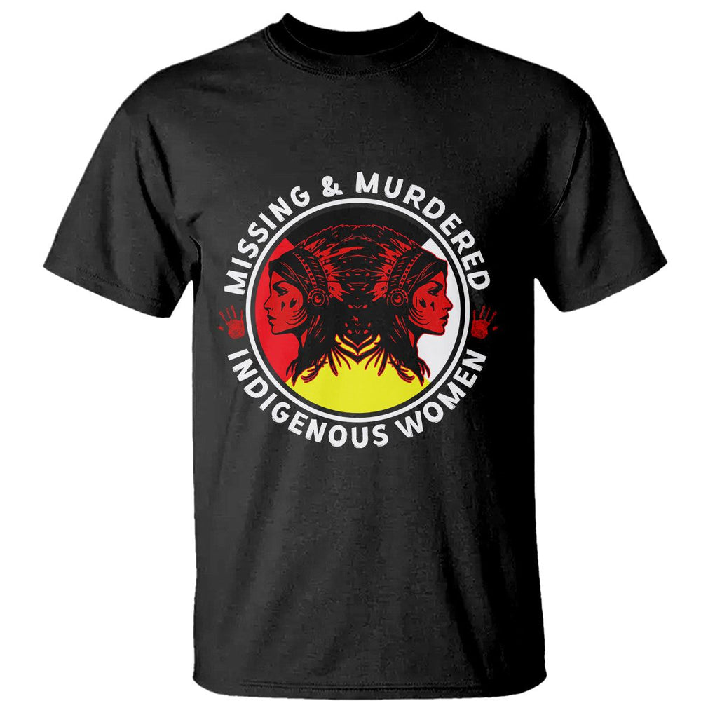 Indigenous Women T Shirt MMIW Awareness Missing & Murdered TS02 Black Printyourwear