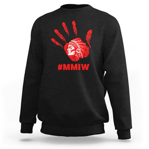 Indigenous Women Stolen Sisters Sweatshirt MMIW Awareness Missing & Murdered TS02 Black Printyourwear