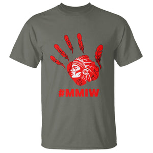 Indigenous Women Stolen Sisters T Shirt MMIW Awareness Missing & Murdered TS02 Military Green Printyourwear