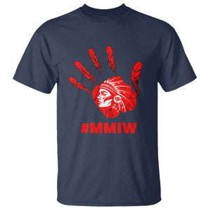 Indigenous Women Stolen Sisters T Shirt MMIW Awareness Missing & Murdered TS02 Navy Printyourwear