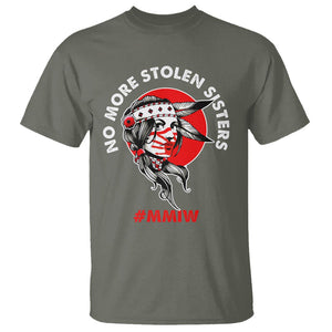 Indigenous Women MMIW Awareness T Shirt No More Stolen Sisters TS02 Military Green Printyourwear