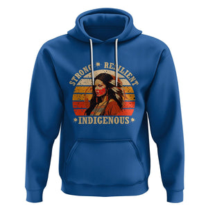 Indigenous Women Hoodie MMIW Strong Resilient MMIW Awareness Stolen Sisters TS02 Royal Blue Printyourwear