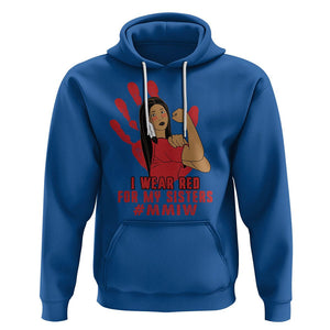 Native American Indigenous MMIW Awareness Hoodie I Wear Red For My Sisters TS02 Royal Blue Printyourwear