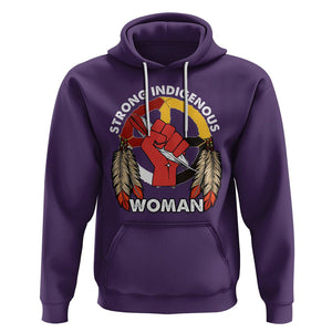 Native American Hoodie Strong Indigenous Woman American Indians Native Pride TS02 Purple Printyourwear