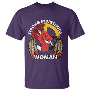 Native American T Shirt Strong Indigenous Woman American Indians Native Pride TS02 Purple Printyourwear