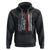 Native American Hoodie Indigenous American Indian Feather US Flag TS02 Black Printyourwear