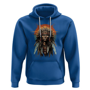 Native American Hoodie Indigenous American Indians Chief Pride TS02 Royal Blue Printyourwear