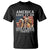 Native American T Shirt America Love It Or Give It Back Forever TS02 Black Printyourwear