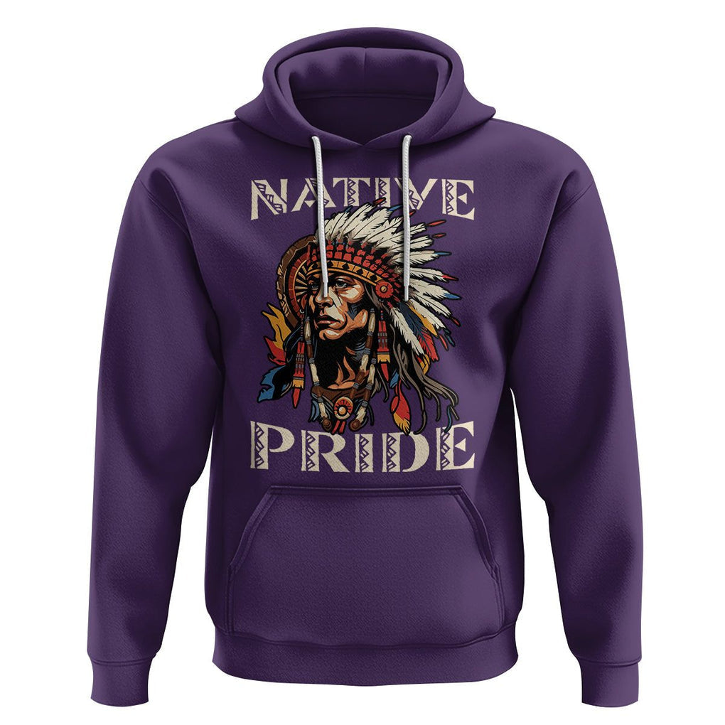 Native American Hoodie Native Pride Indigenous American Indians TS02 Purple Printyourwear