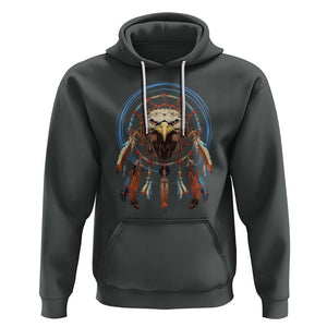 Native American Hoodie Indigenous American Indian Eagle Dreamcatcher TS02 Dark Heather Printyourwear