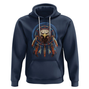 Native American Hoodie Indigenous American Indian Eagle Dreamcatcher TS02 Navy Printyourwear