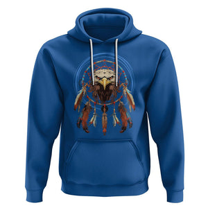 Native American Hoodie Indigenous American Indian Eagle Dreamcatcher TS02 Royal Blue Printyourwear