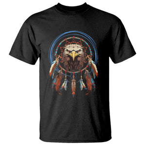 Native American T Shirt Indigenous American Indian Eagle Dreamcatcher TS02 Black Printyourwear