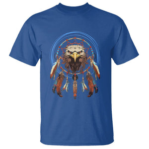 Native American T Shirt Indigenous American Indian Eagle Dreamcatcher TS02 Royal Blue Printyourwear