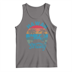 Vintage Hawaii Strong Retro Sunset Tropical Tank Top Volcano Hawaiian Islands Pride Support