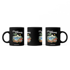 Hawaii Strong Hawaiian Islands Support Coffee Mug Sunset Tropical Hibiscus Flowers