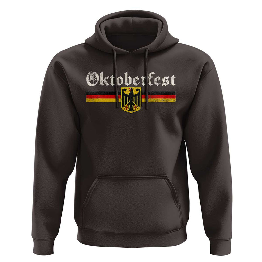 Vintage Oktoberfest Hoodie Octoberfest German Drinking Festival TS02 Dark Chocolate Print Your Wear