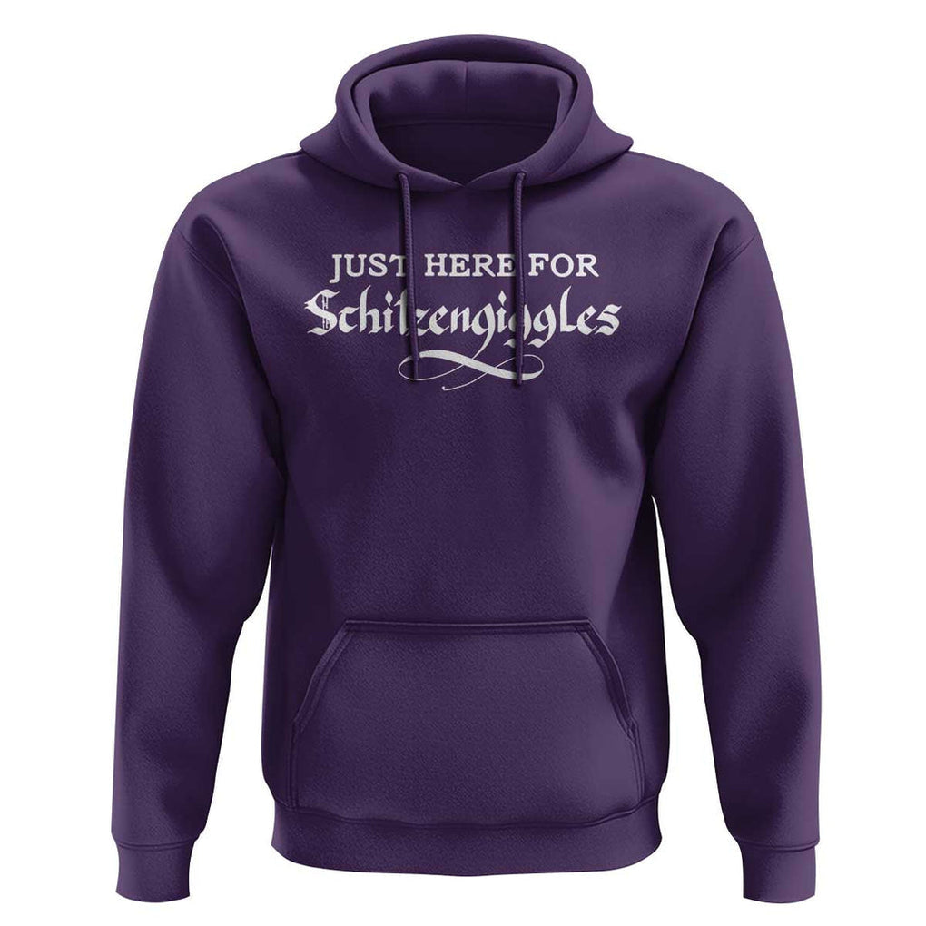 Funny Oktoberfest Hoodie Here for Schitzengiggles Group Bachelor Party TS02 Purple Print Your Wear