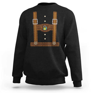 Oktoberfest Lederhosen Costume Sweatshirt German Beer Festival TS02 Black Print Your Wear