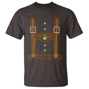 Oktoberfest Lederhosen Costume T Shirt German Beer Festival TS02 Dark Chocolate Print Your Wear