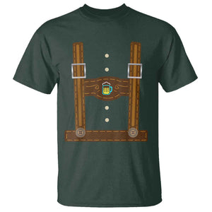 Oktoberfest Lederhosen Costume T Shirt German Beer Festival TS02 Dark Forest Green Print Your Wear