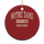 Classic Notre Dame Indiana Christmas Ornament Est 1842 IN Retro Vintage Varsity TS02 Print Your Wear