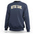 Classic Notre Dame Indiana Sweatshirt Retro Vintage Varsity Throwback Design TS02 Navy Print Your Wear