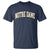 Classic Notre Dame Indiana T Shirt Retro Vintage Varsity Throwback Design TS02 Navy Print Your Wear