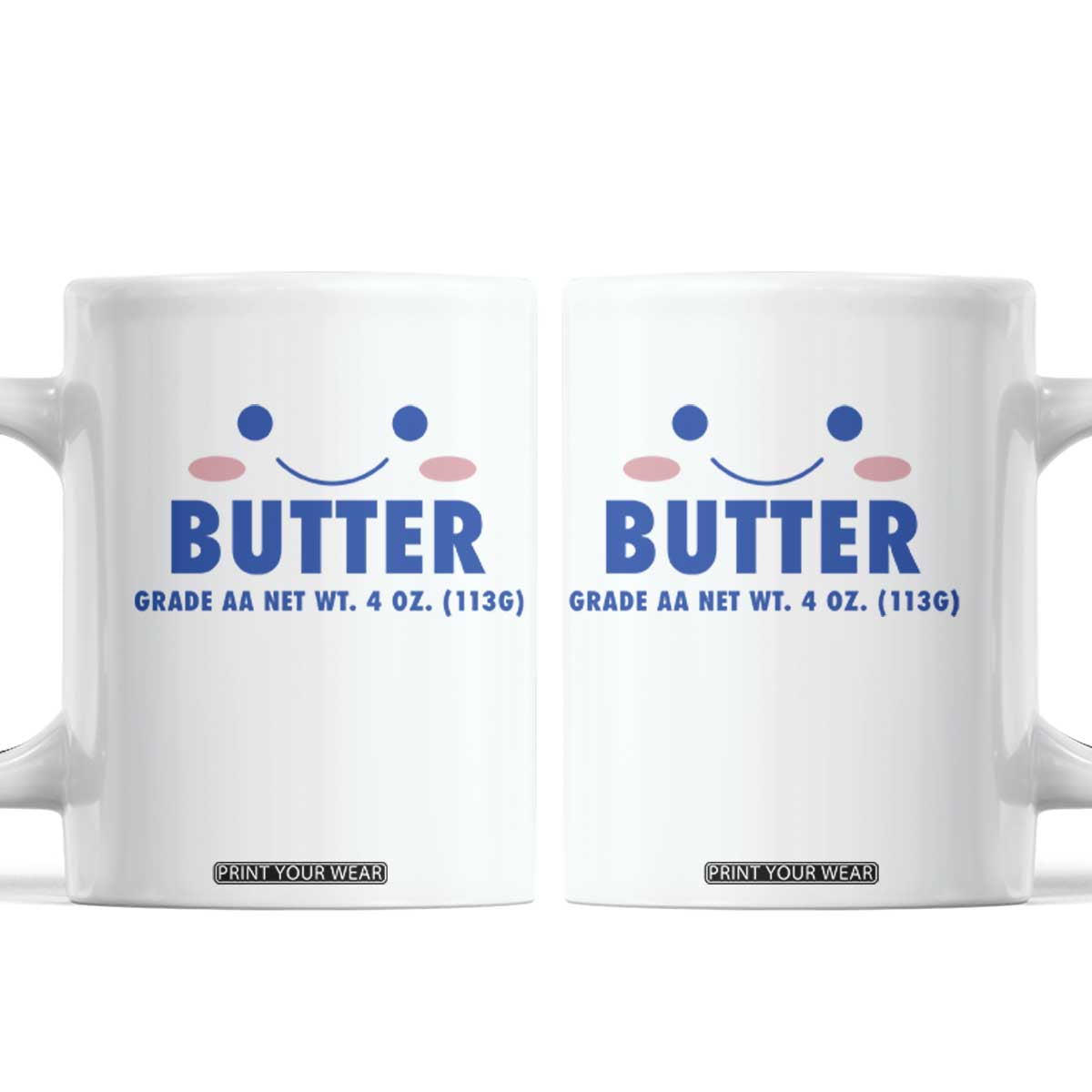 Kawaii Butter Stick Grade AA Cute Halloween Costume Coffee Mug Funny Baking Lovers Foodie Humor