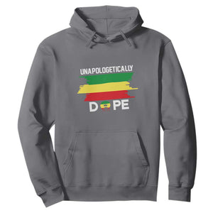 Black History Month Hoodie Unapologetically Dope Black Pride Melanin African American TS02 Charcoal Printyourwear