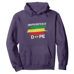 Black History Month Hoodie Unapologetically Dope Black Pride Melanin African American TS02 Purple Printyourwear