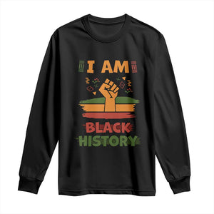 I Am Black History Long Sleeve Shirt African American Pride Celebration Month TS02 Black Print Your Wear